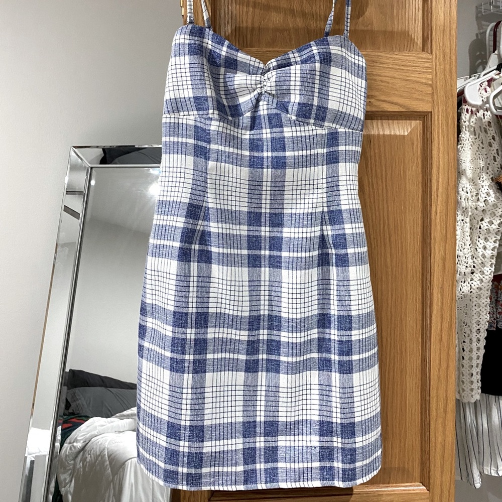 Cute plaid mini dress